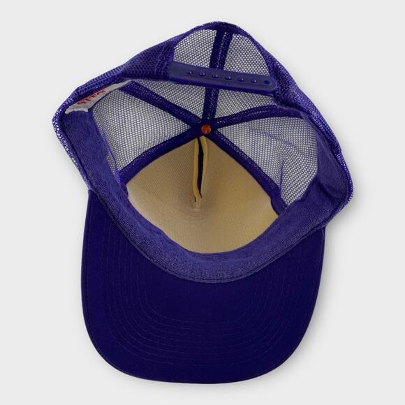 Vintage Purple Trucker Hat Sea Quest Kona Hawaii Mesh Cap - Picture 6 of 6